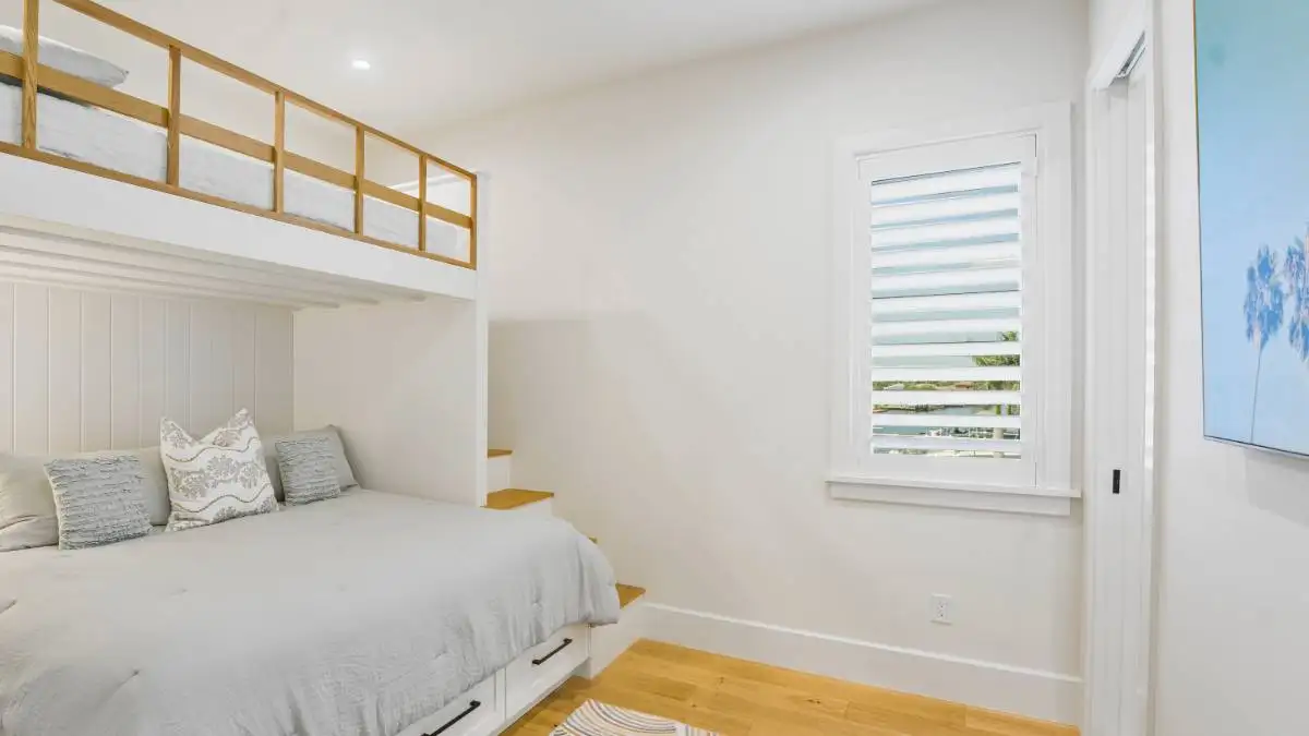 Plantation Shutters Kids Room by EV Blinds custom window treatments