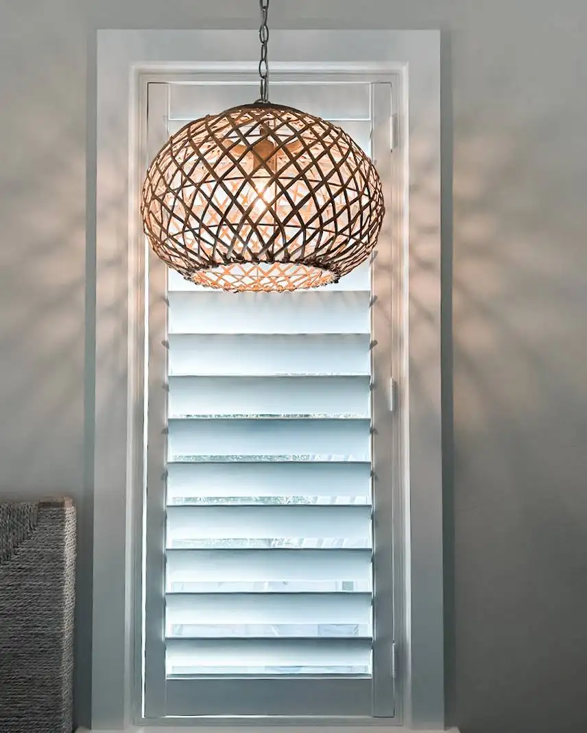 Plantation Shutters for Sidelight Window in bedrooms in Naples
