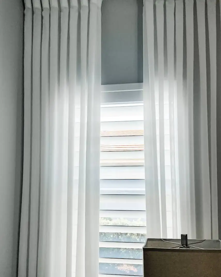 Plantation Shutters for small window blind in hallways in Marco Island