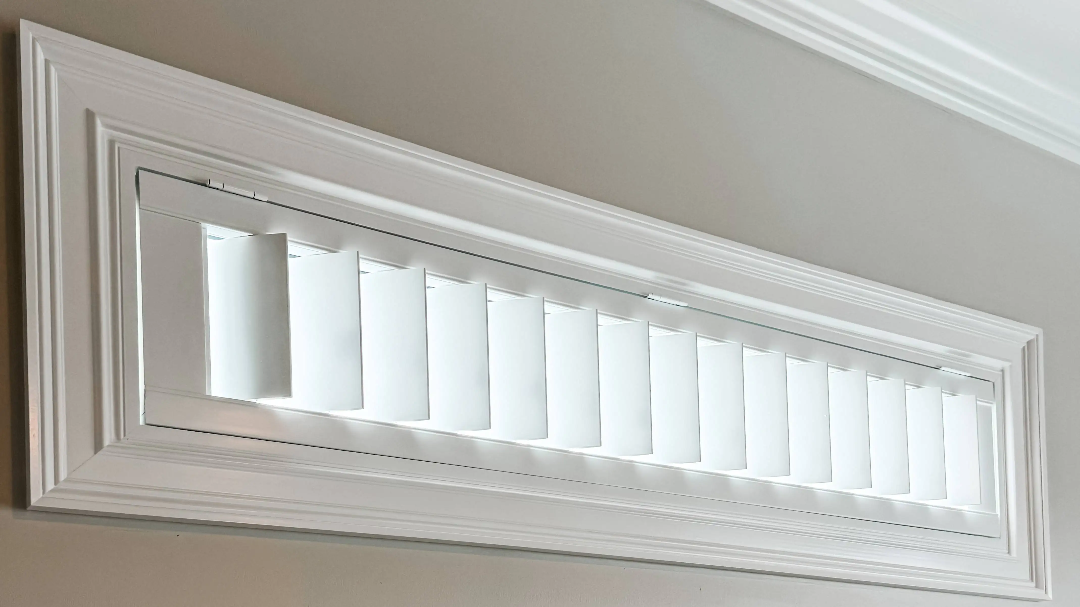 Plantation Shutters for small window blind in laundry rooms in Fort Myers