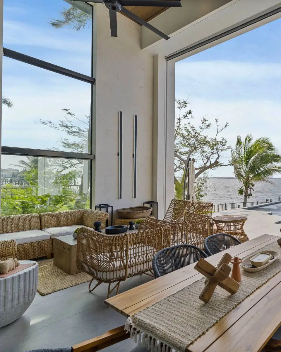 Automatic Roller Shades for Outdoors Fully Open - Ev Blinds Treatment Store