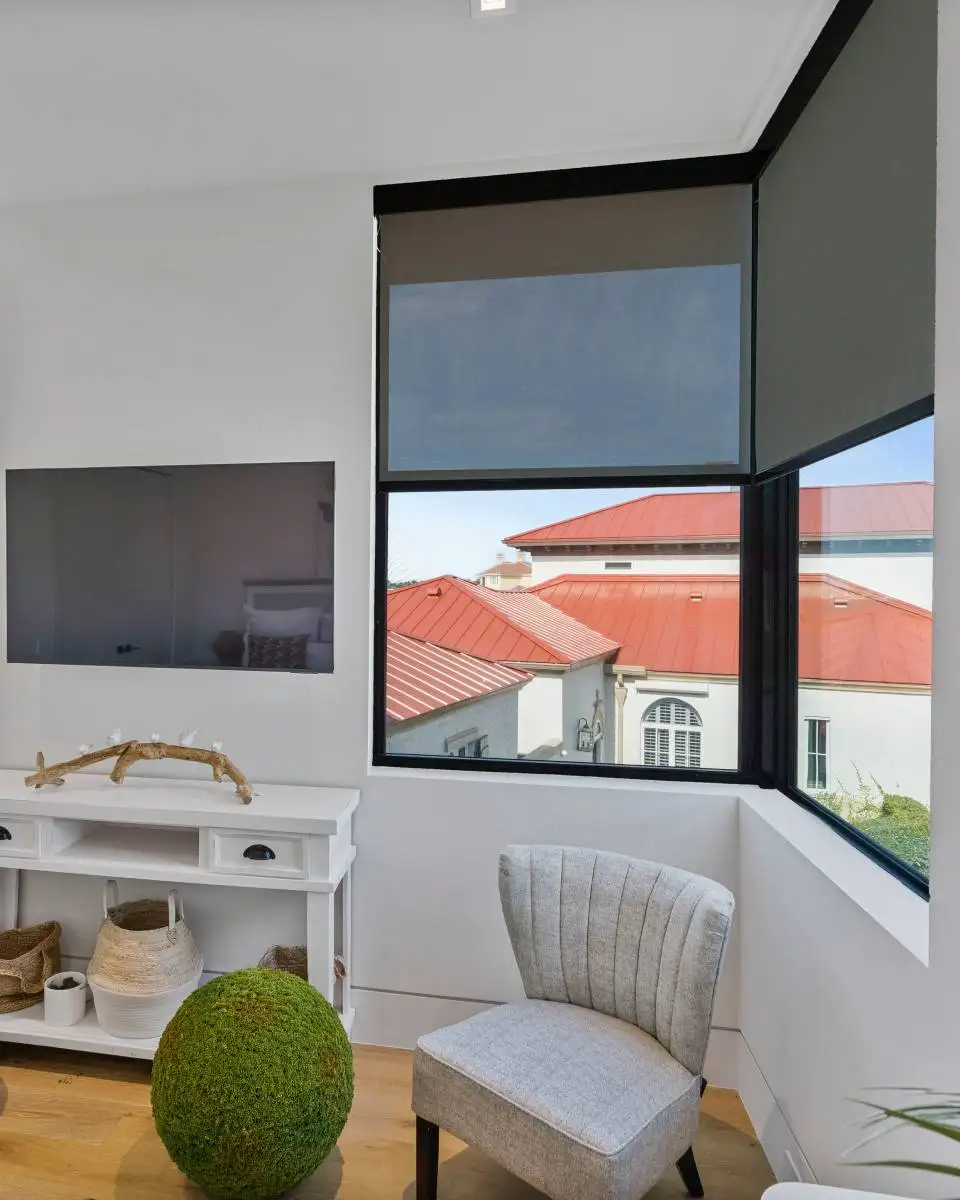 Roller Shades Home Theater Half Open Ev Blinds Treatment Store 960x1200px Roller Shades Home Theater Half Open Ev Blinds Treatment Store 960x1200px