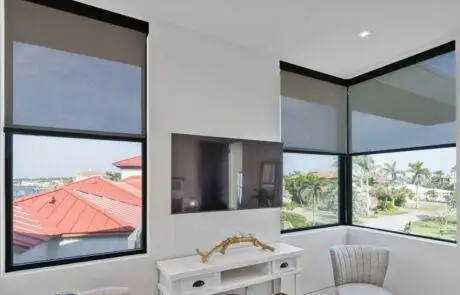 Roller Shades Home Theater Other Angle Half Open Ev Blinds Treatment Store 1200x675px Roller Shades Home Theater Other Angle Half Open Ev Blinds Treatment Store 1200x675px