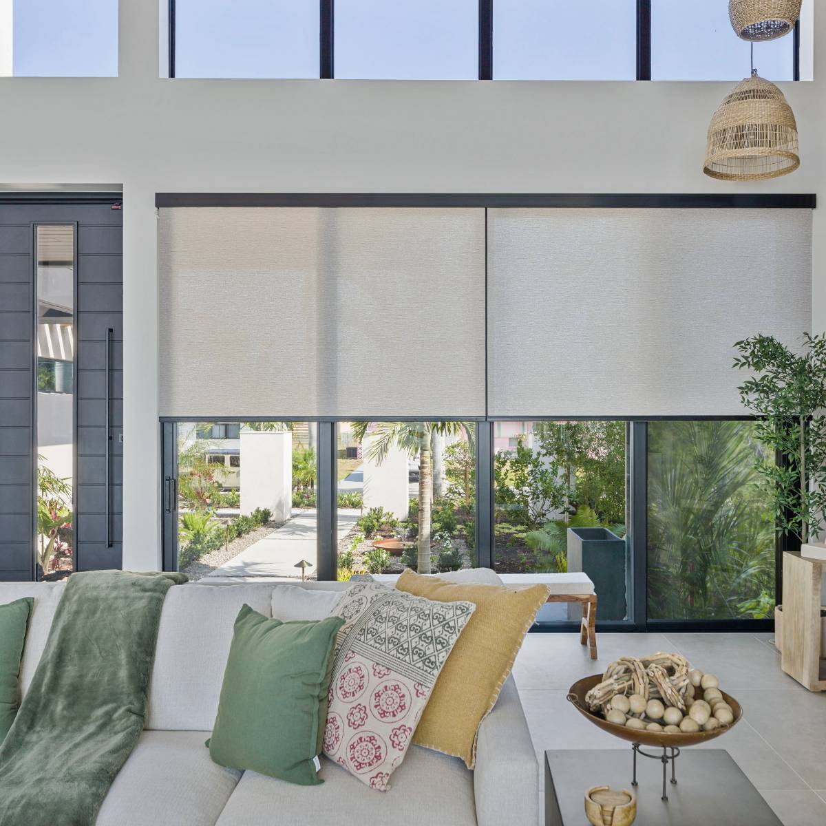 Roller Shades Living Room With Door Half Open Ev Blinds Treatment Store 1200x1200px Roller Shades Living Room With Door Half Open Ev Blinds Treatment Store 1200x1200px