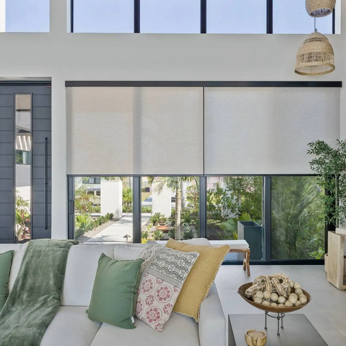 Roller Shades Living Room With Door Half Open Ev Blinds Treatment Store 1200x1200px Roller Shades Living Room With Door Half Open Ev Blinds Treatment Store 1200x1200px