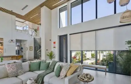 Roller Shades Living Room With Door Half Open Other Angle 2 Ev Blinds Treatment Store 1200x675px Roller Shades Living Room With Door Half Open Other Angle 2 Ev Blinds Treatment Store 1200x675px