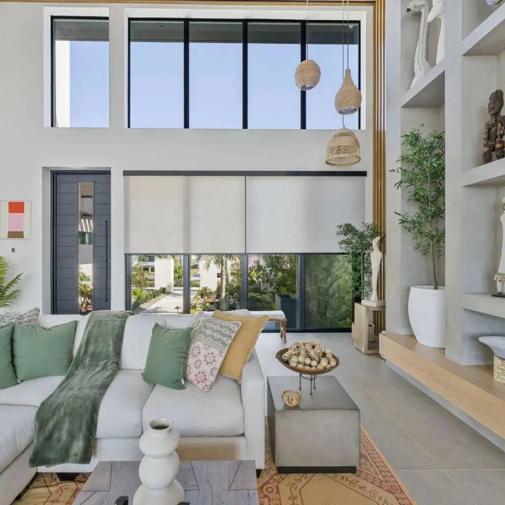Roller Shades Living Room With Door Half Open Wide Angle Ev Blinds Treatment Store 1200x1200px