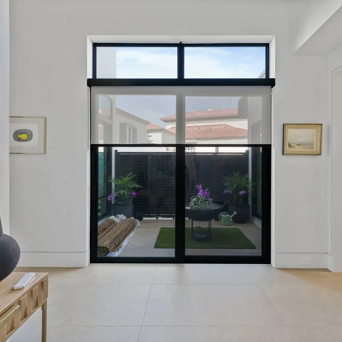 Roller Shades Patio Door Half Close Front View Ev Blinds Treatment Store 1200x1200px Roller Shades Patio Door Half Close Front View Ev Blinds Treatment Store 1200x1200px