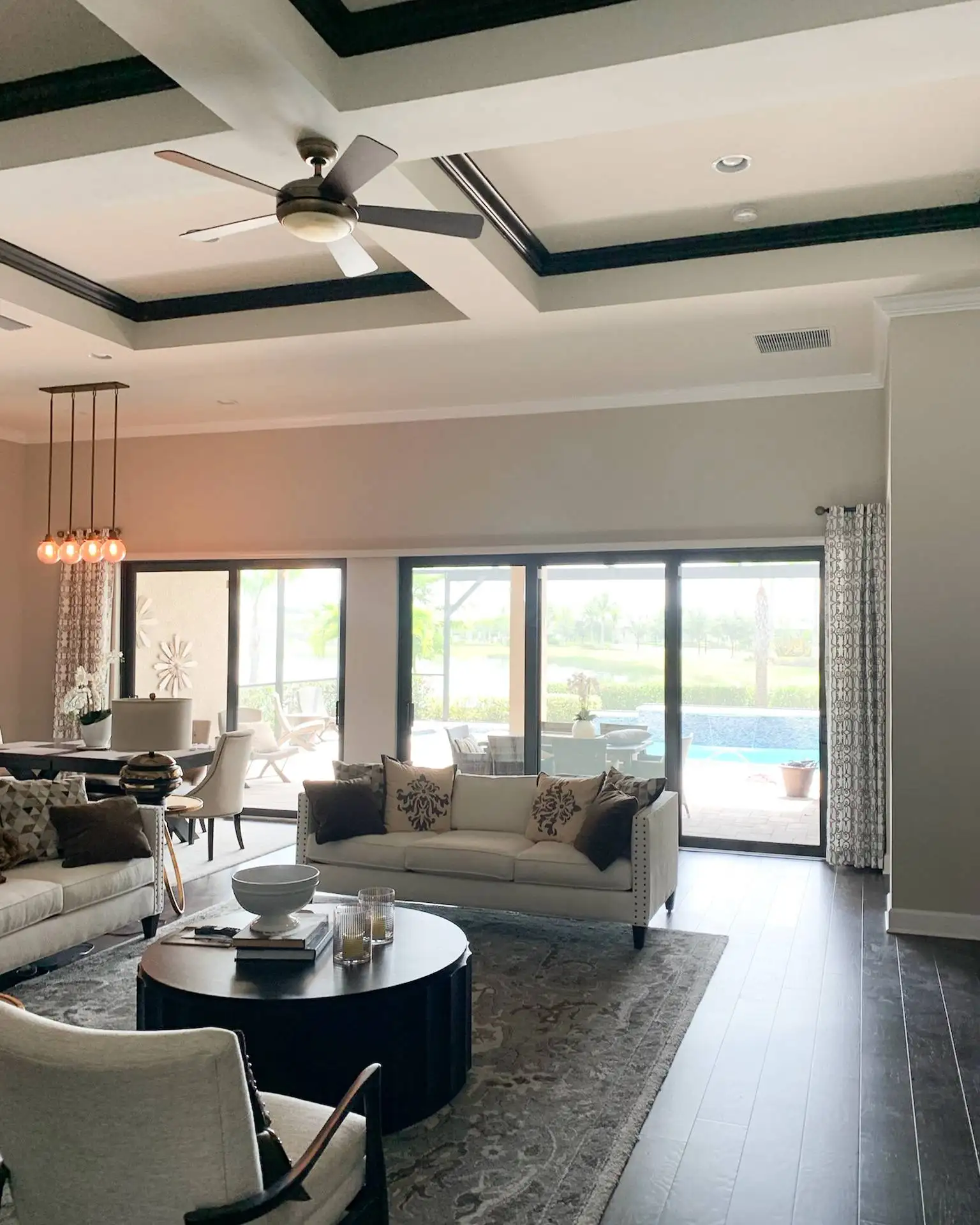 Roller Shades | Sliding Door | living room | Naples Roller Shades for Sliding Door in living room in Naples