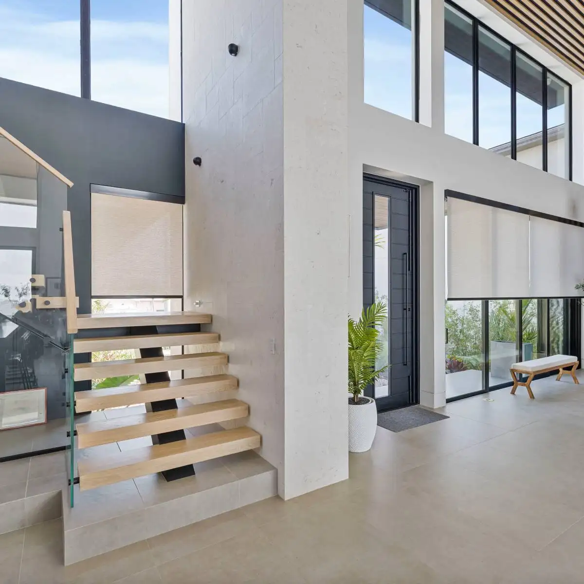 Roller Shades Stair View Other Angle Ev Blinds Treatment Store 1200x1200px Roller Shades Stair View Other Angle Ev Blinds Treatment Store 1200x1200px