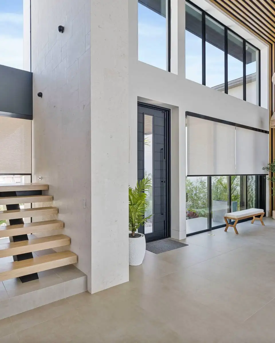 Roller Shades Stair View Other Angle Ev Blinds Treatment Store 960x1200px Roller Shades Stair View Other Angle Ev Blinds Treatment Store 960x1200px