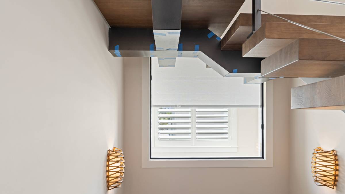 Roller Shades Under Stair Window Half Close Ev Blinds Treatment Store 1200x675px