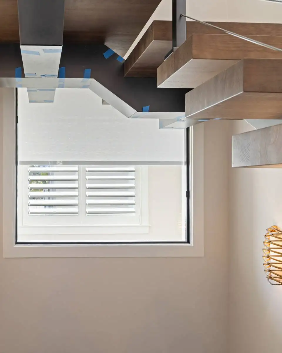 Roller Shades Under Stair Window Half Close Ev Blinds Treatment Store 960x1200px Roller Shades Under Stair Window Half Close Ev Blinds Treatment Store 960x1200px