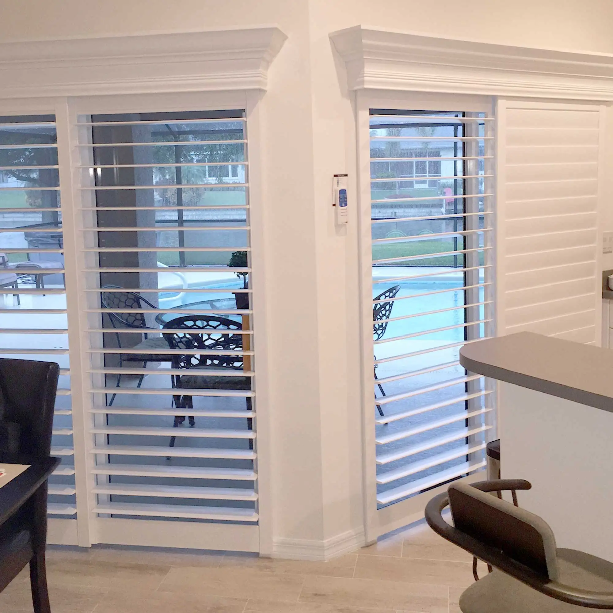 sliding door shutters