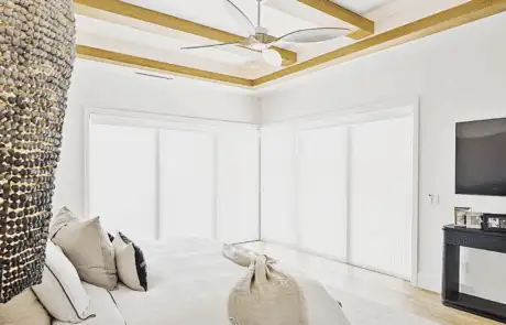 Custom Blinds for bedroom by EV Blinds in Marco Island FL