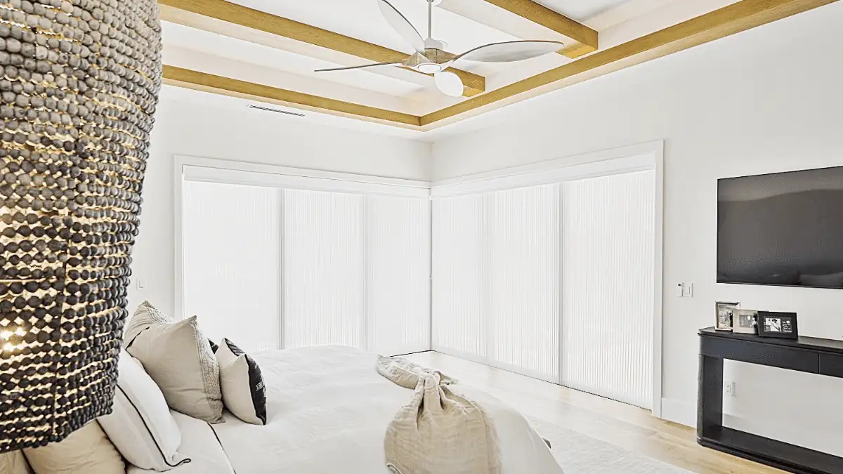 Custom Blinds for bedroom by EV Blinds in Marco Island FL