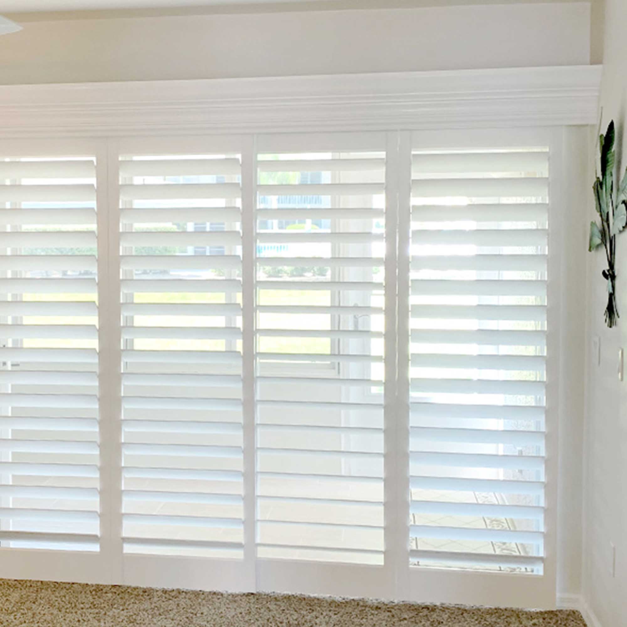 sliding plantation shutters