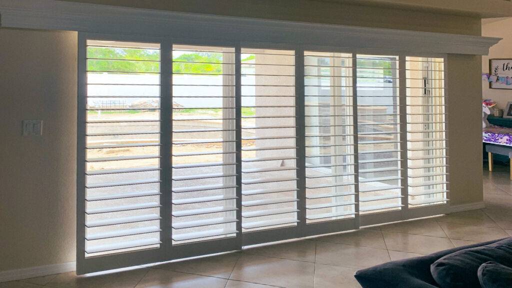 sliding shutters