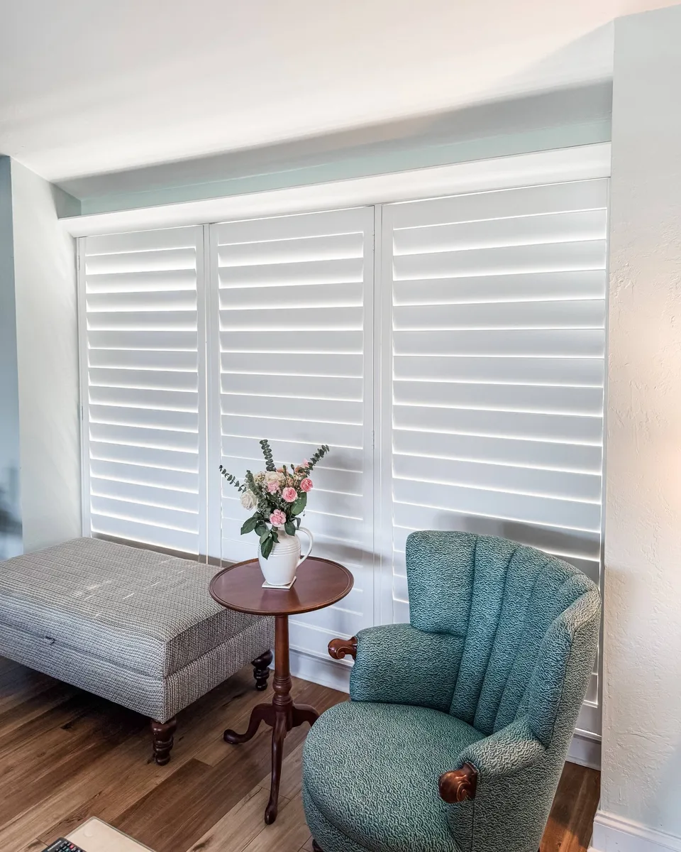 Sliding Shutters installation by EV Blinds in Southwest Florida