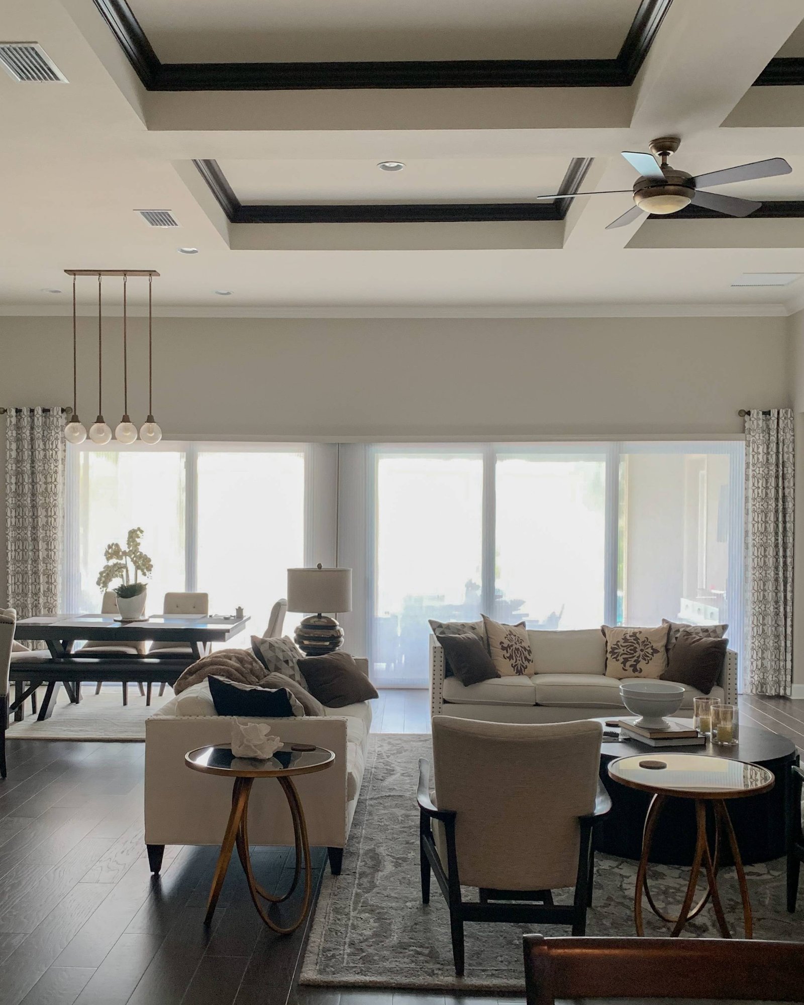 Cellular Shades | Sliding Door | living room | Fort Myers Cellular Shades for Sliding Door in living room in Fort Myers
