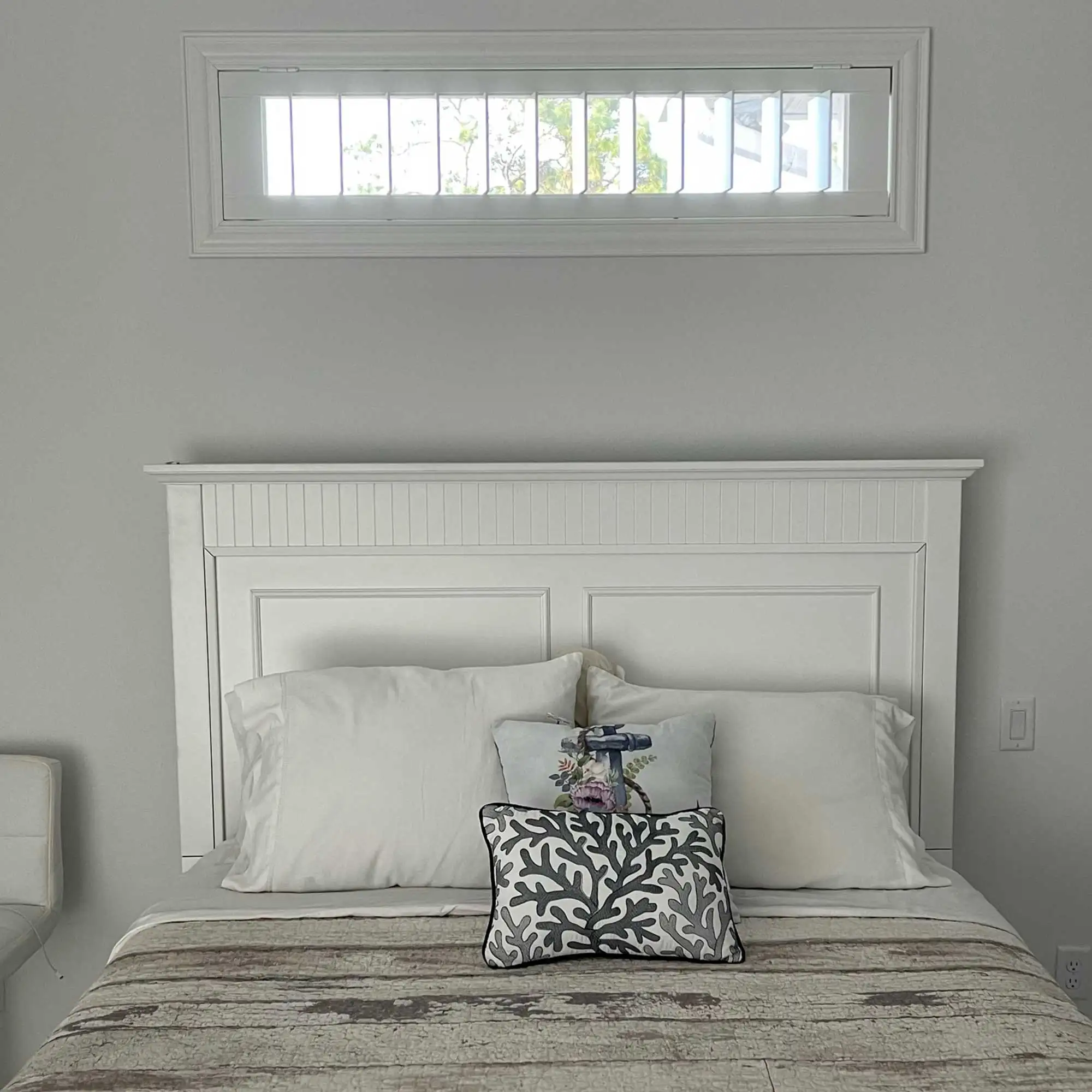 white window shutters