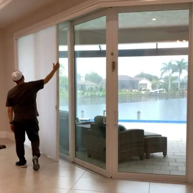 window coverings for large windows | Blinds for Large Windows and Large Sliding Doors - Custom Window Treatments - EV Blinds