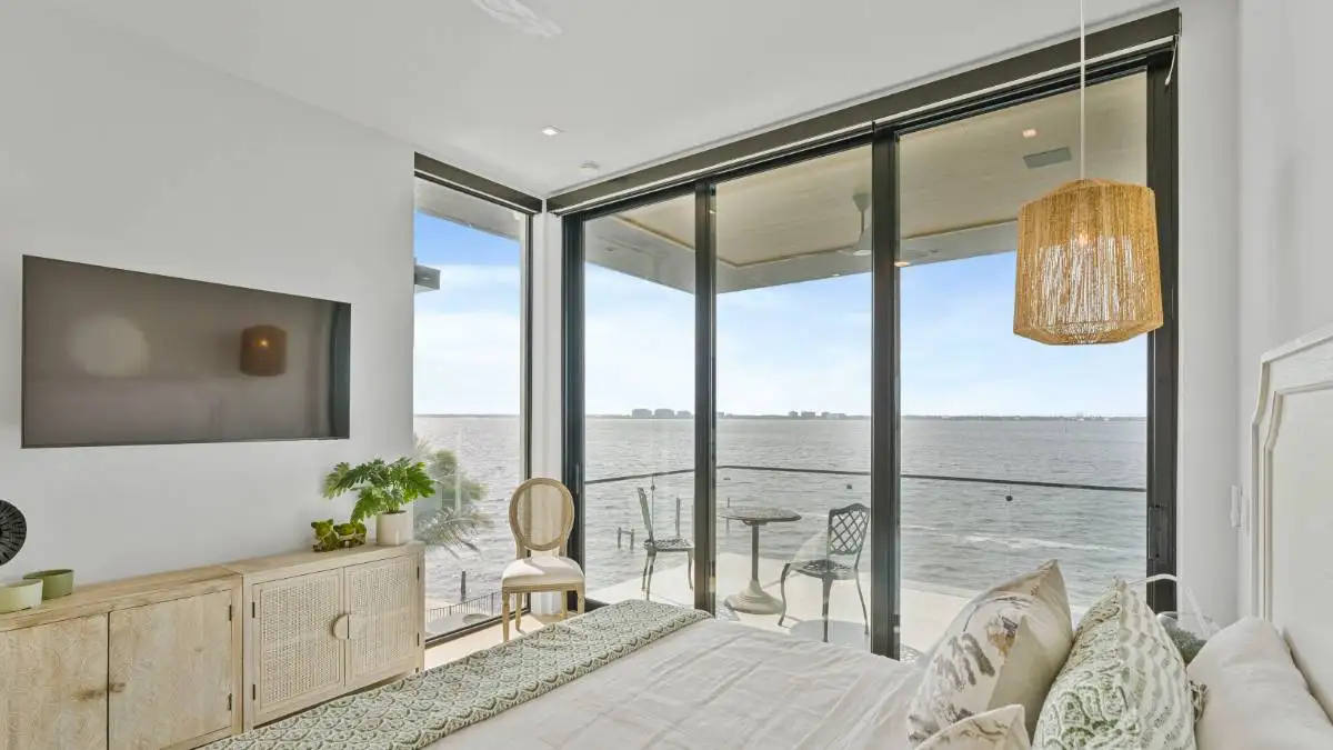 Zebra Blinds Bed Room Corner Window Full Open Ev Blinds Treatment Store 1200x675px