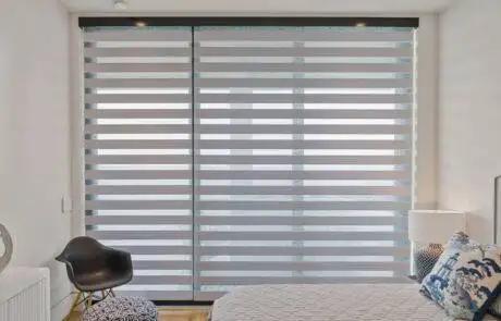 Zebra Blinds Bed Room Full Close Ev Blinds Treatment Store 1200x675px