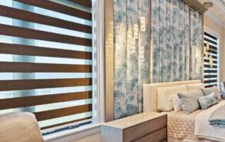 Zebra Blinds Bedroom Double Window Close Up Ev Blinds Treatment Store 960x1200px