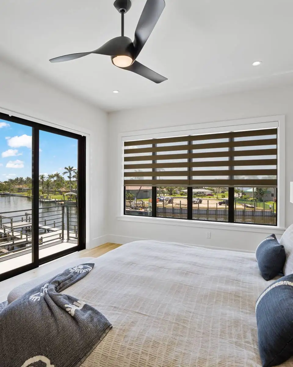 Zebra Blinds Bedroom Patio Door Half Open Angle3 Ev Blinds Treatment Store 960x1200px