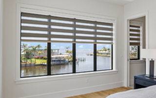 Zebra Blinds Bedroom Patio Door Half Open Angle4 Ev Blinds Treatment Store 960x1200px
