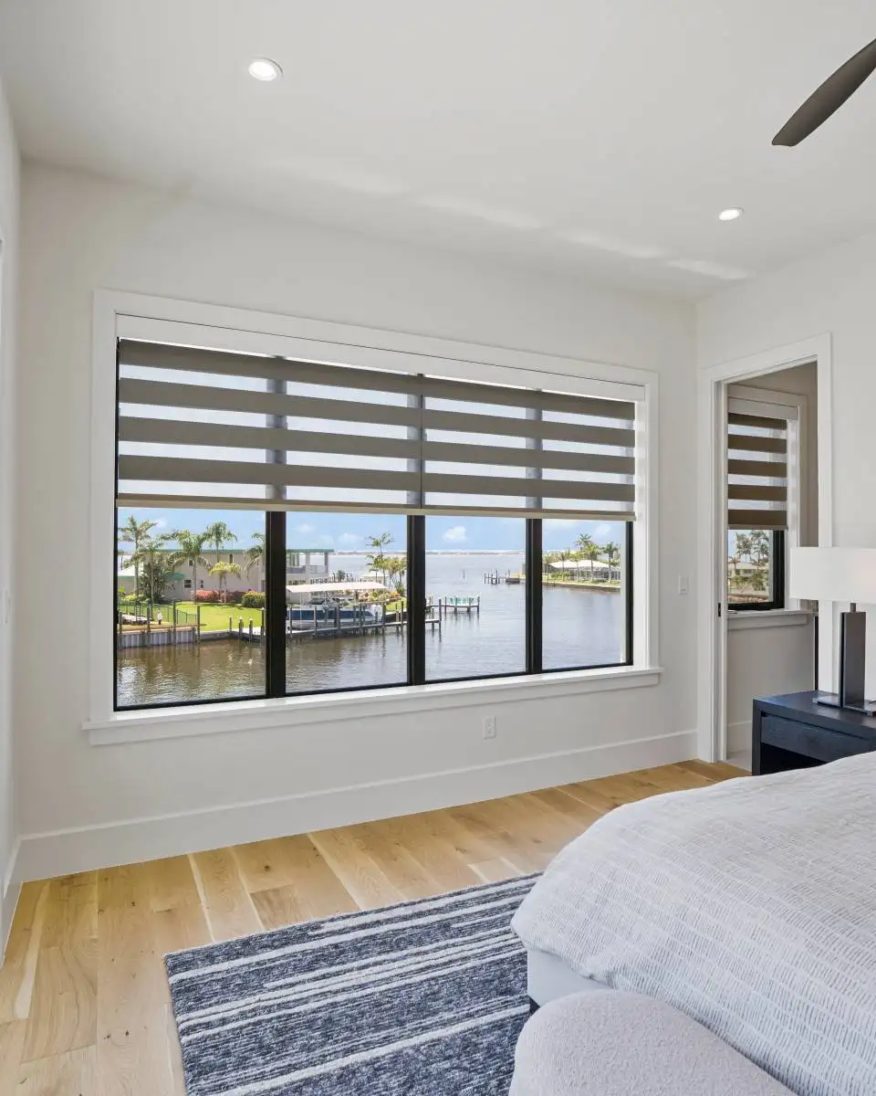 Zebra Blinds Bedroom Patio Door Half Open Angle4 Ev Blinds Treatment Store 960x1200px