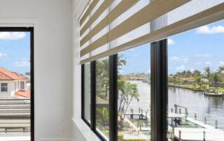 Zebra Blinds Bedroom Patio Door Half Open Angle5 Ev Blinds Treatment Store 960x1200px