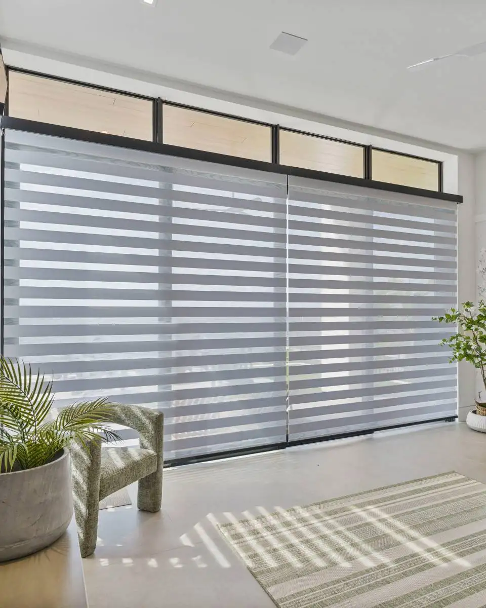 Zebra Blinds Bedroom2 Patio Door Full Close Ev Blinds Treatment Store 960x1200px