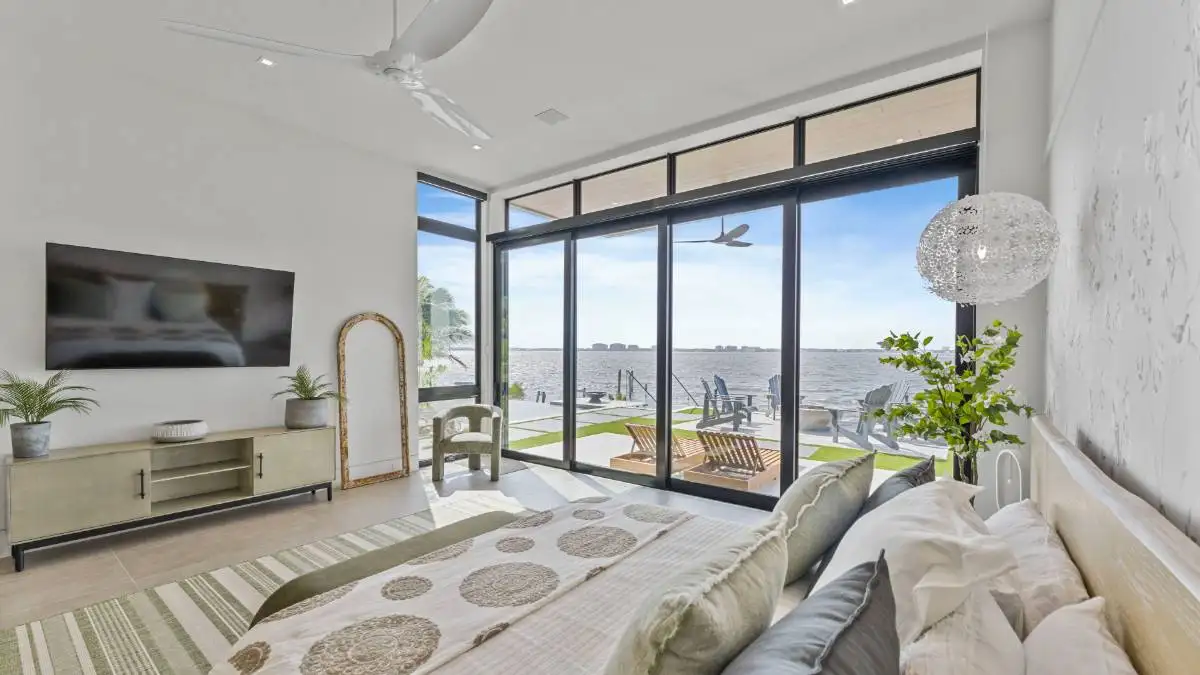 Zebra Blinds Bedroom3 Full Open Angle 4 Ev Blinds Treatment Store 1200x675px