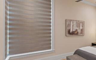 Zebra Blinds Berdroom Corner Window Fullclose Ev Blinds Treatment Store 960x1200px