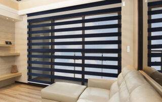Zebra Blinds Cordless Custom Window Treatments by EV Blinds