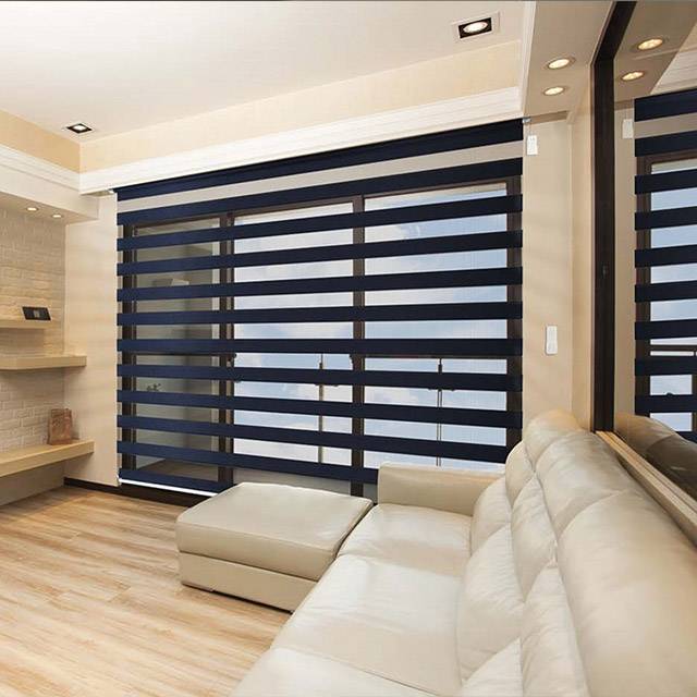 Zebra Blinds Cordless Custom Window Treatments by EV Blinds