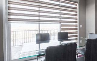 Zebra Blinds Motorized Custom Window Treatments by EV Blinds