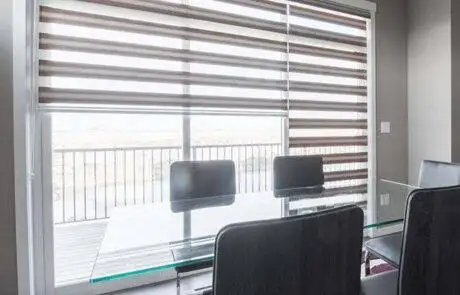 Zebra Blinds Motorized Custom Window Treatments by EV Blinds