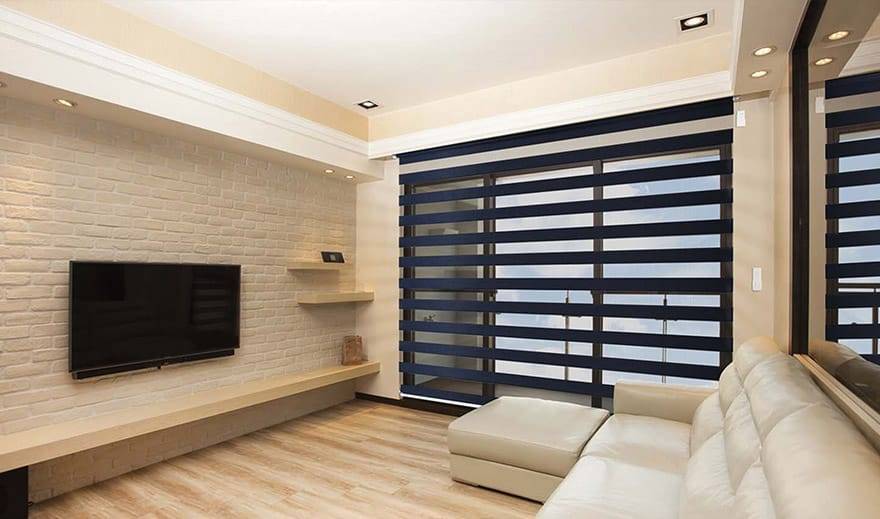Zebra Blinds Shades Custom Window Treatments by EV Blinds