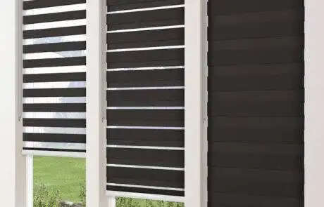 Zebra Roller Shades Custom Window Treatments by EV Blinds