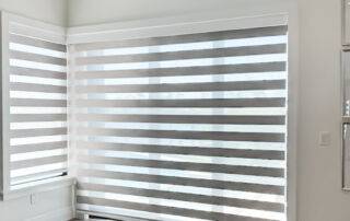 Zebra Shades for sliding doors in bedrooms in Naples