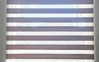 Zebra Shades for small window blind in hallways in Naples